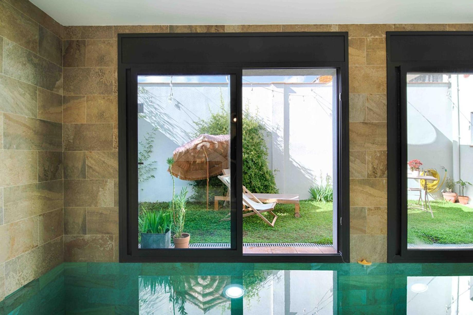 Loft Con Piscina Climatizada De Agua Salada Y Parking En El Centro De Figueres Daire Figueres  Dış mekan fotoğraf